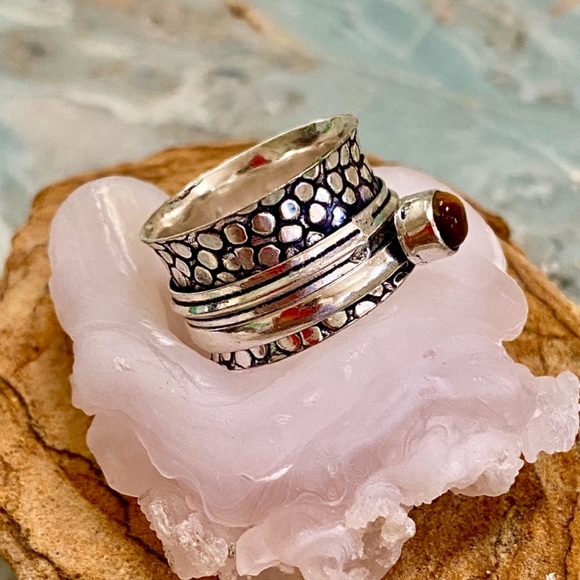 NWOT Artisan Tiger Eye Sterling Silver Ring - Picture 4 of 15